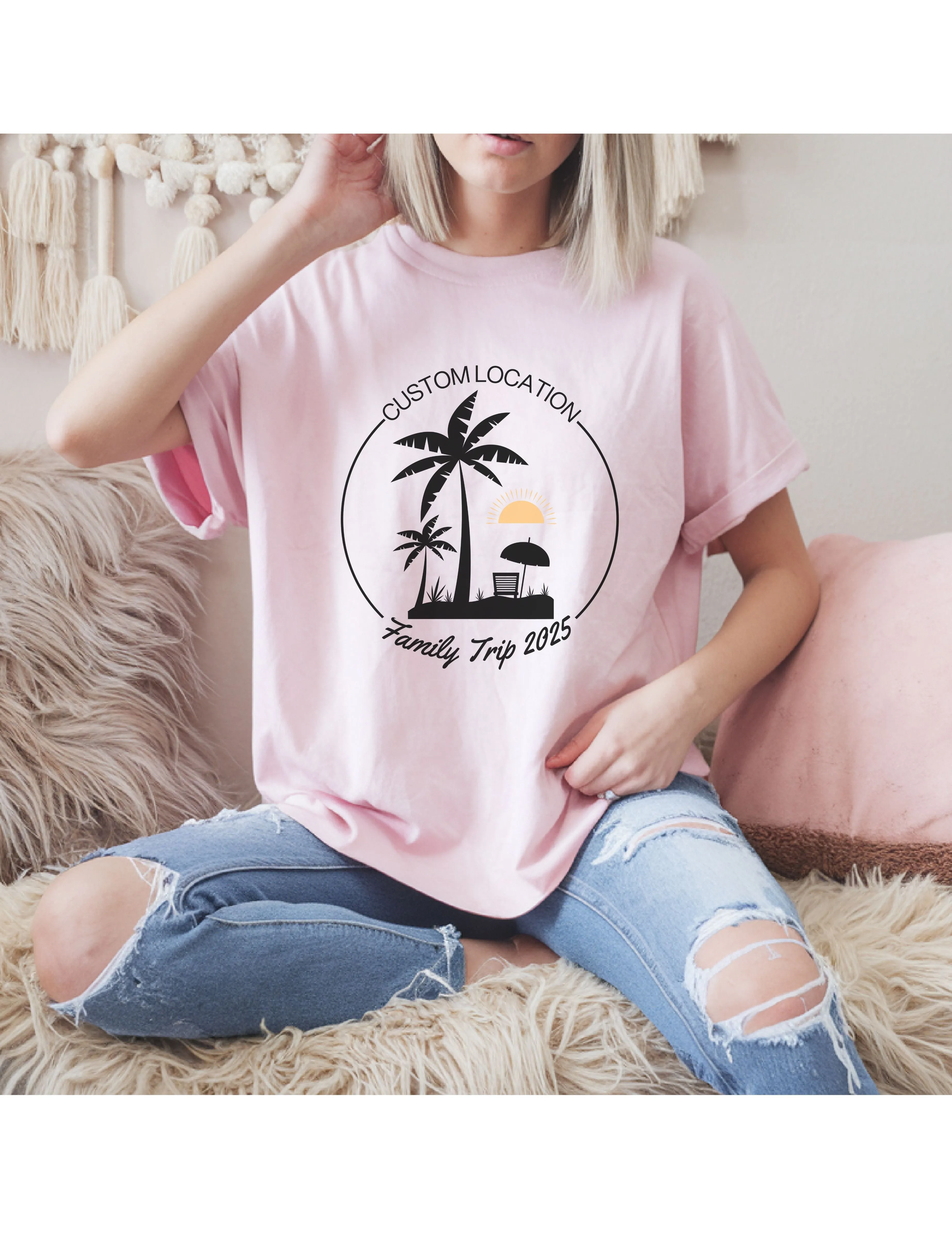 Custom Family Trip 2025 Shirt, Custom Summer Shirt, Custom Family Vacation Shirts, Family Vacation Shirts, Custom Vacation Shirts, Beach Tee