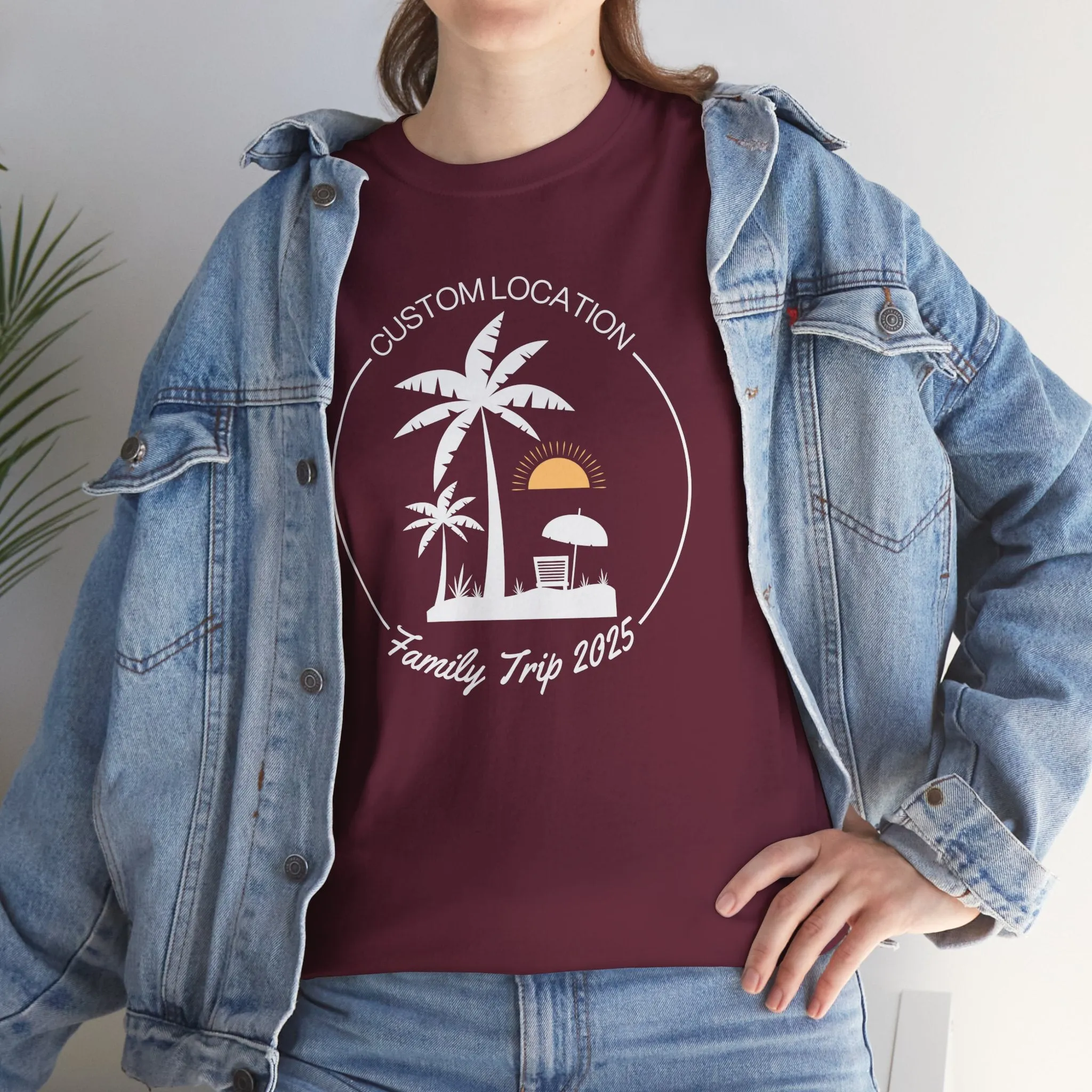 Custom Family Trip 2025 Shirt, Custom Summer Shirt, Custom Family Vacation Shirts, Family Vacation Shirts, Custom Vacation Shirts, Beach Tee