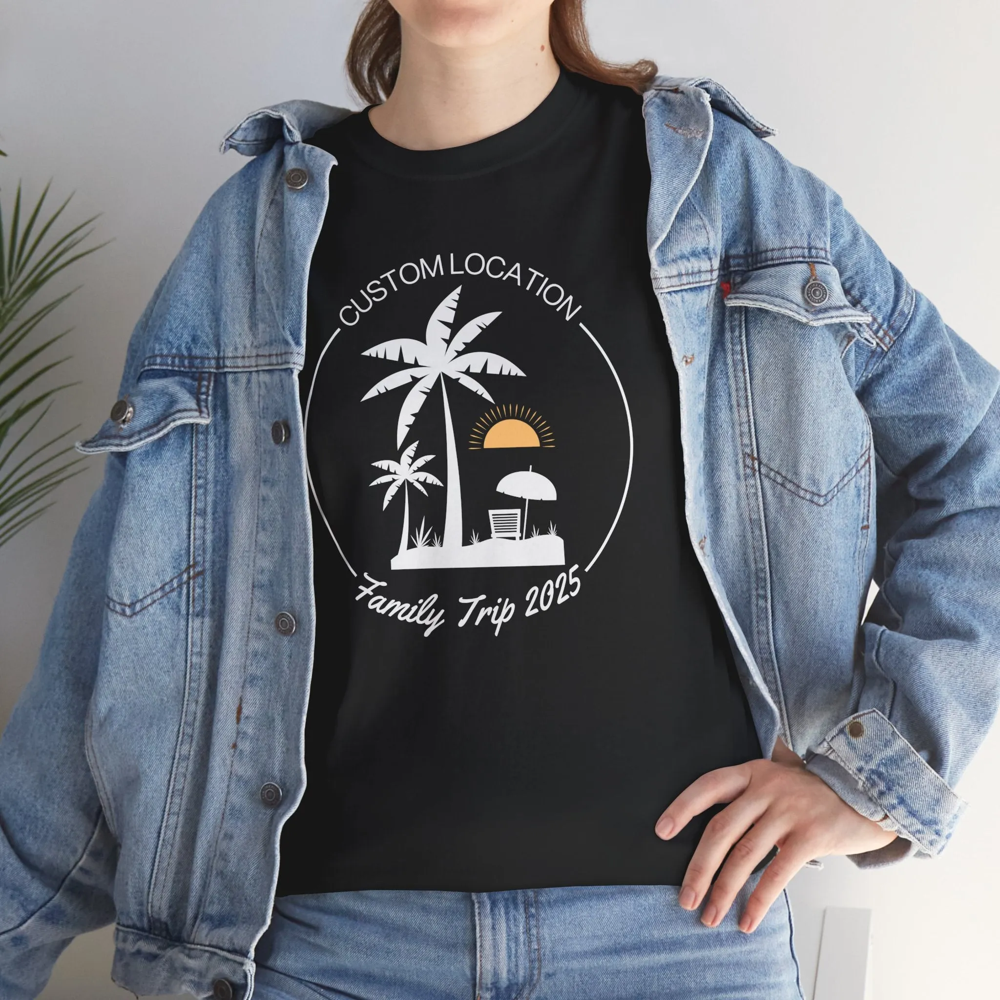 Custom Family Trip 2025 Shirt, Custom Summer Shirt, Custom Family Vacation Shirts, Family Vacation Shirts, Custom Vacation Shirts, Beach Tee