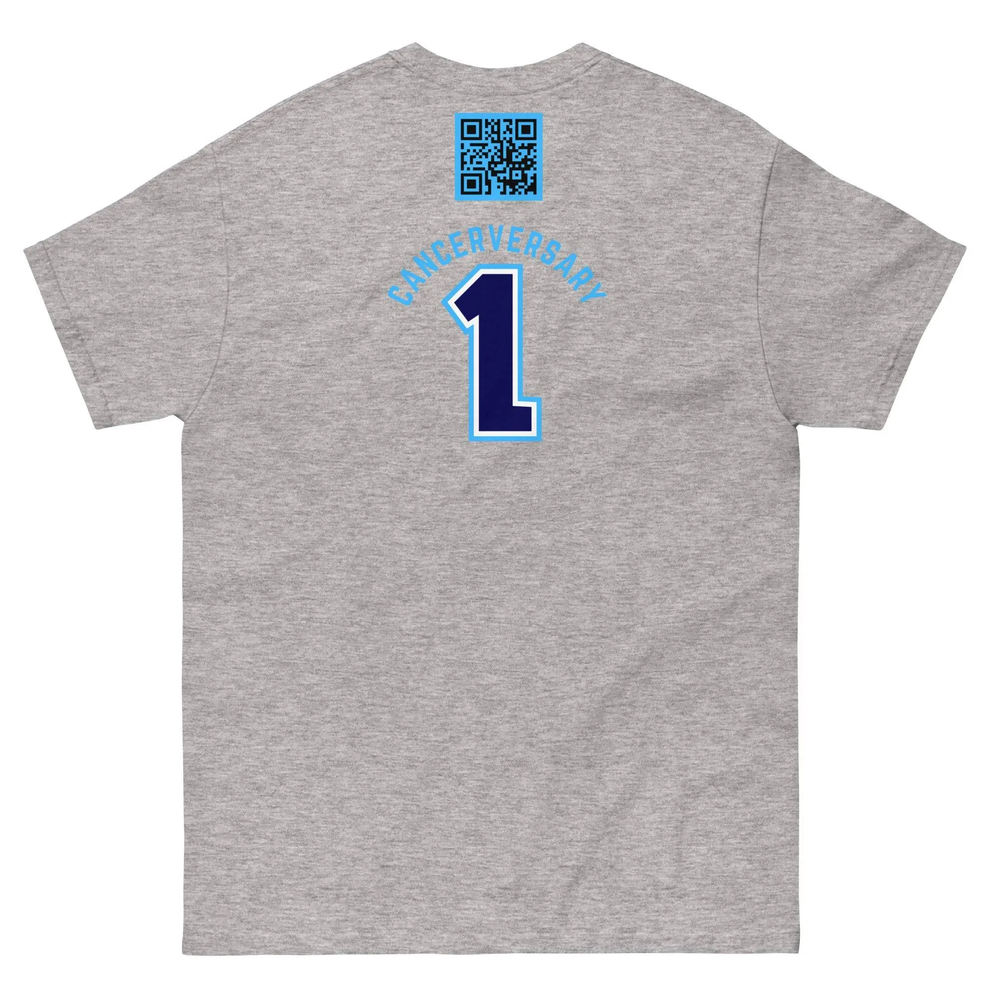 Customizable Cancer Ribbon Gray Tee