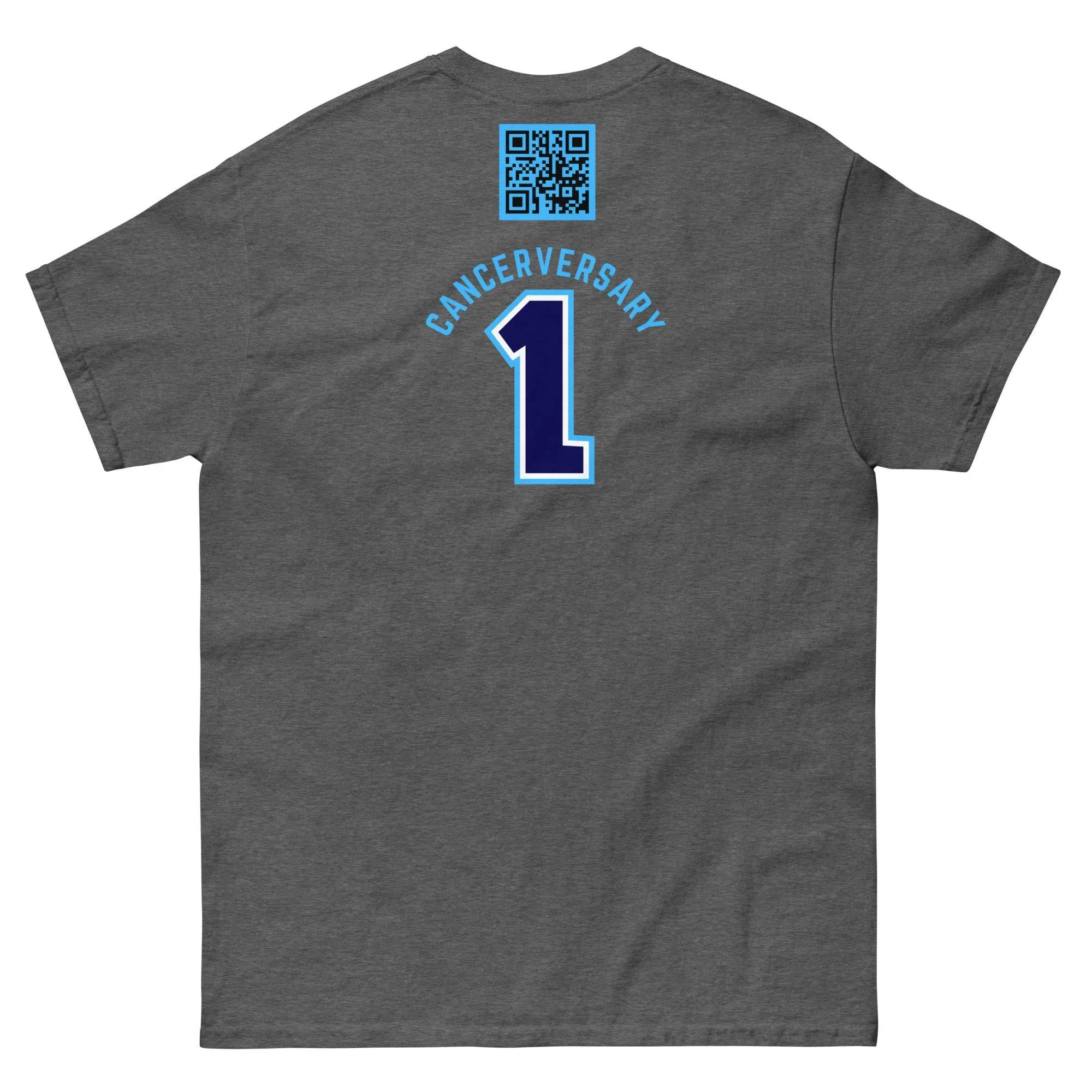 Customizable Cancer Ribbon Gray Tee