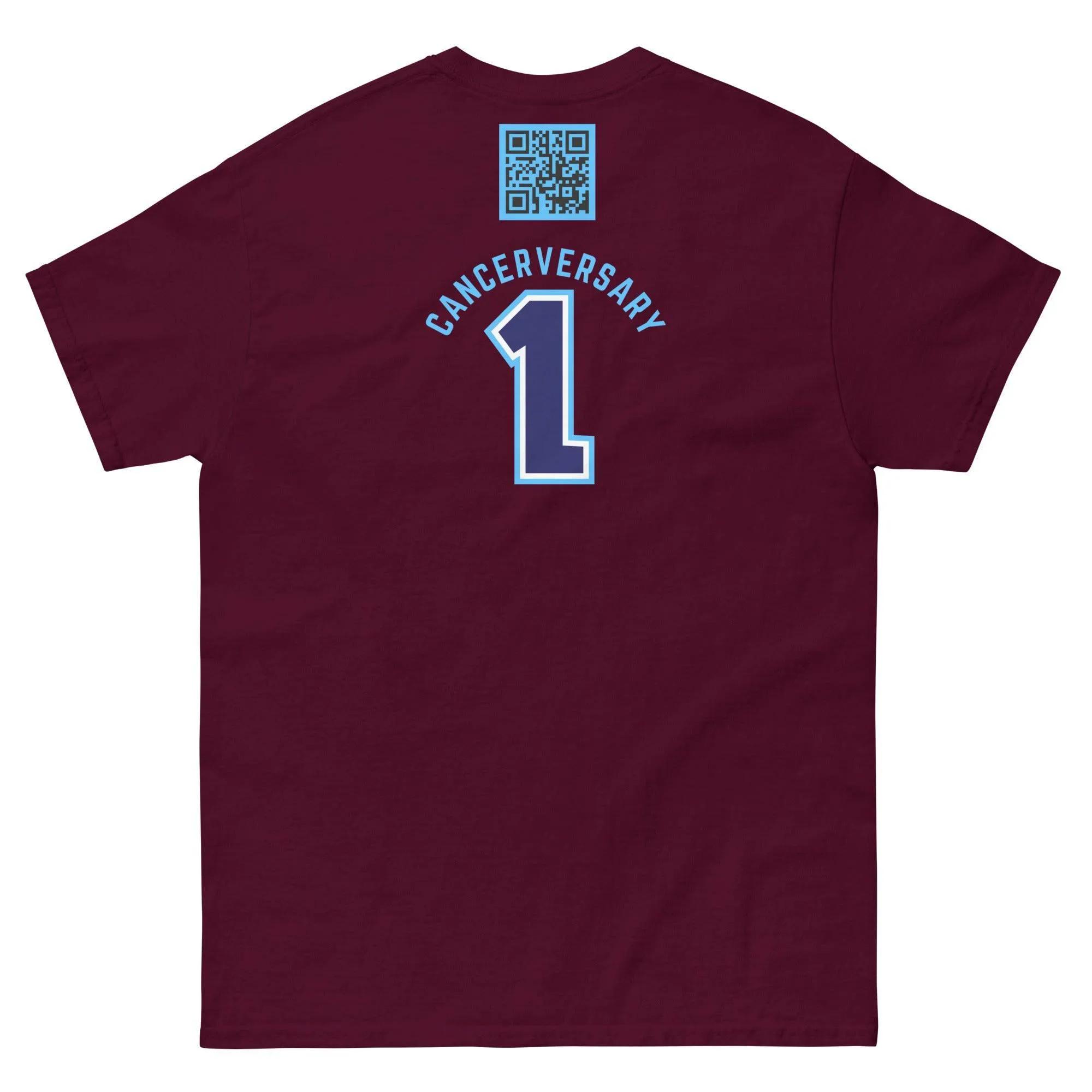 Customizable Cancer Ribbon Gray Tee