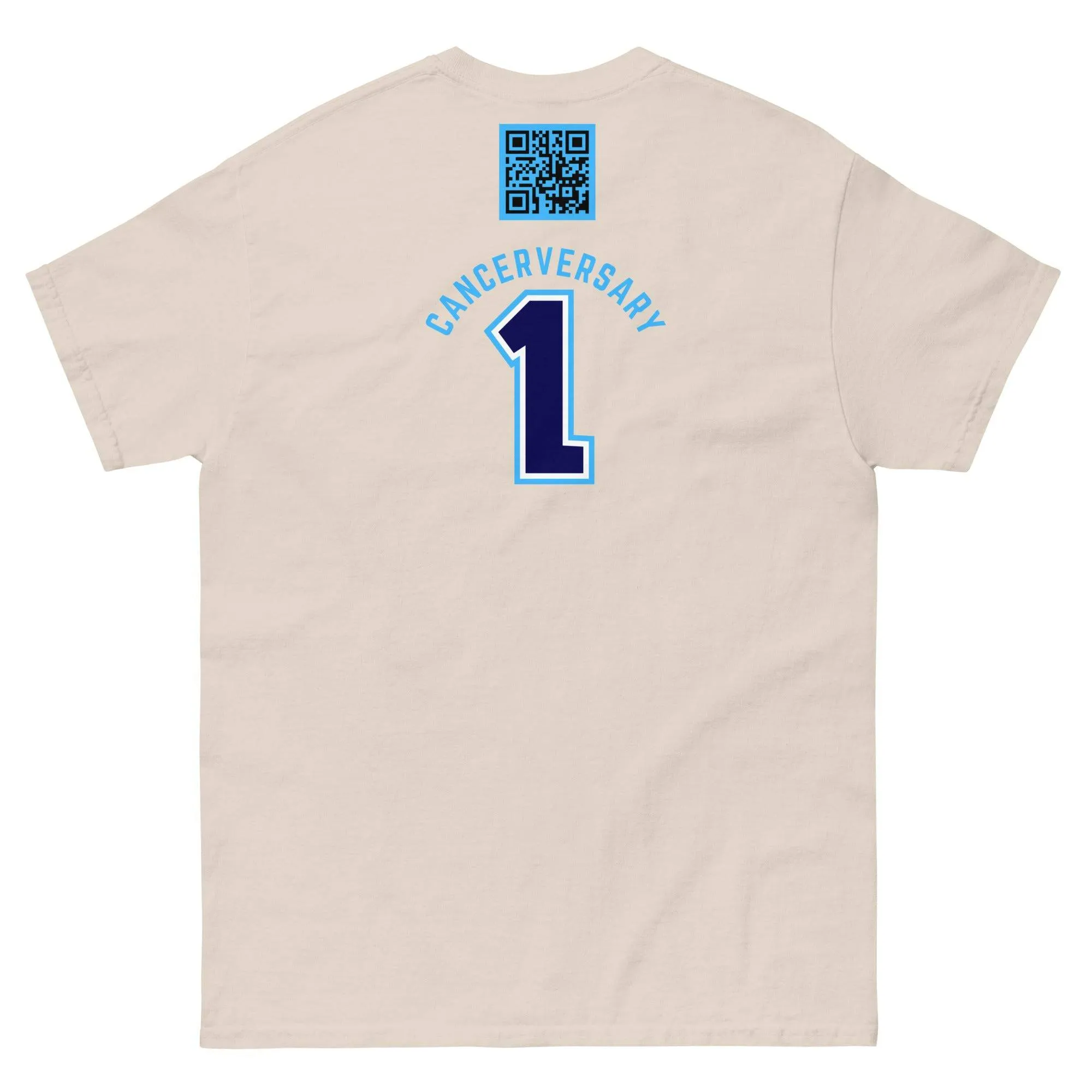 Customizable Cancer Ribbon Gray Tee