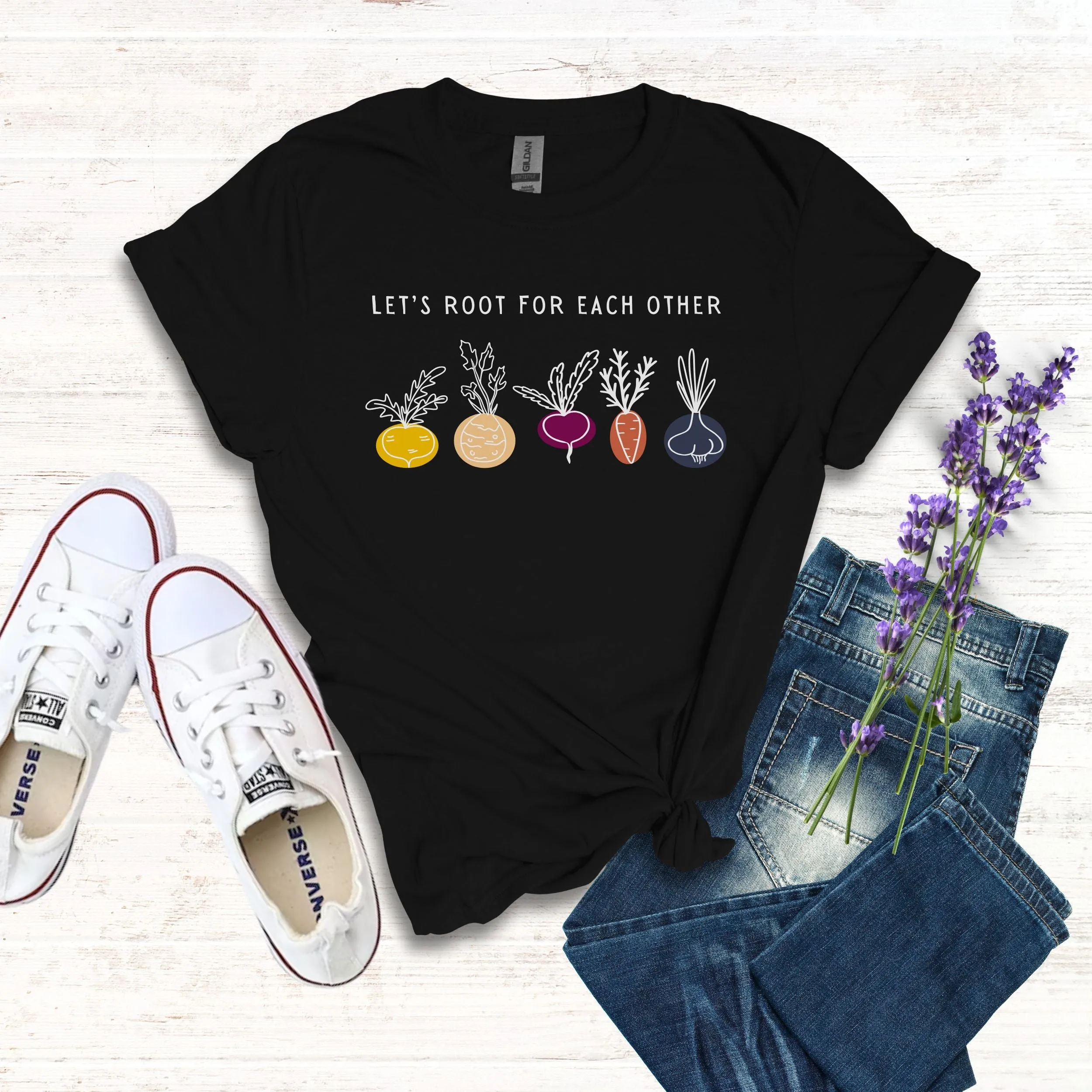 Cute Let's Root for Each Other Tee
