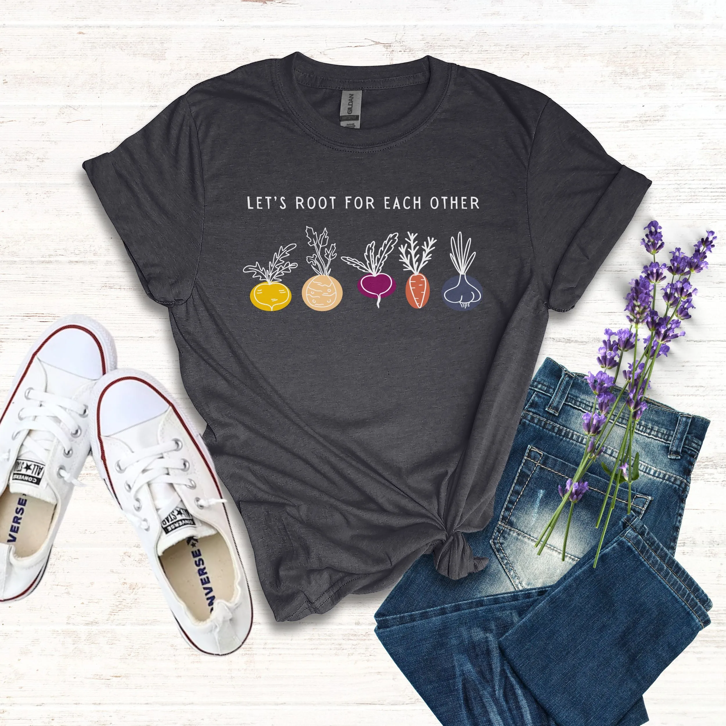 Cute Let's Root for Each Other Tee