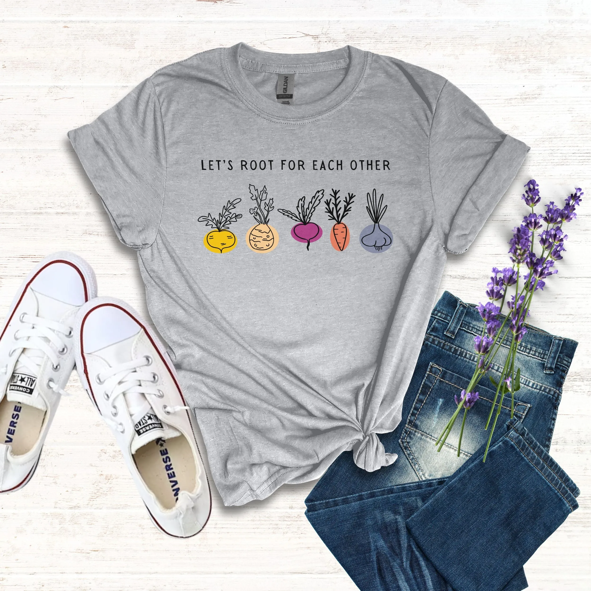 Cute Let's Root for Each Other Tee
