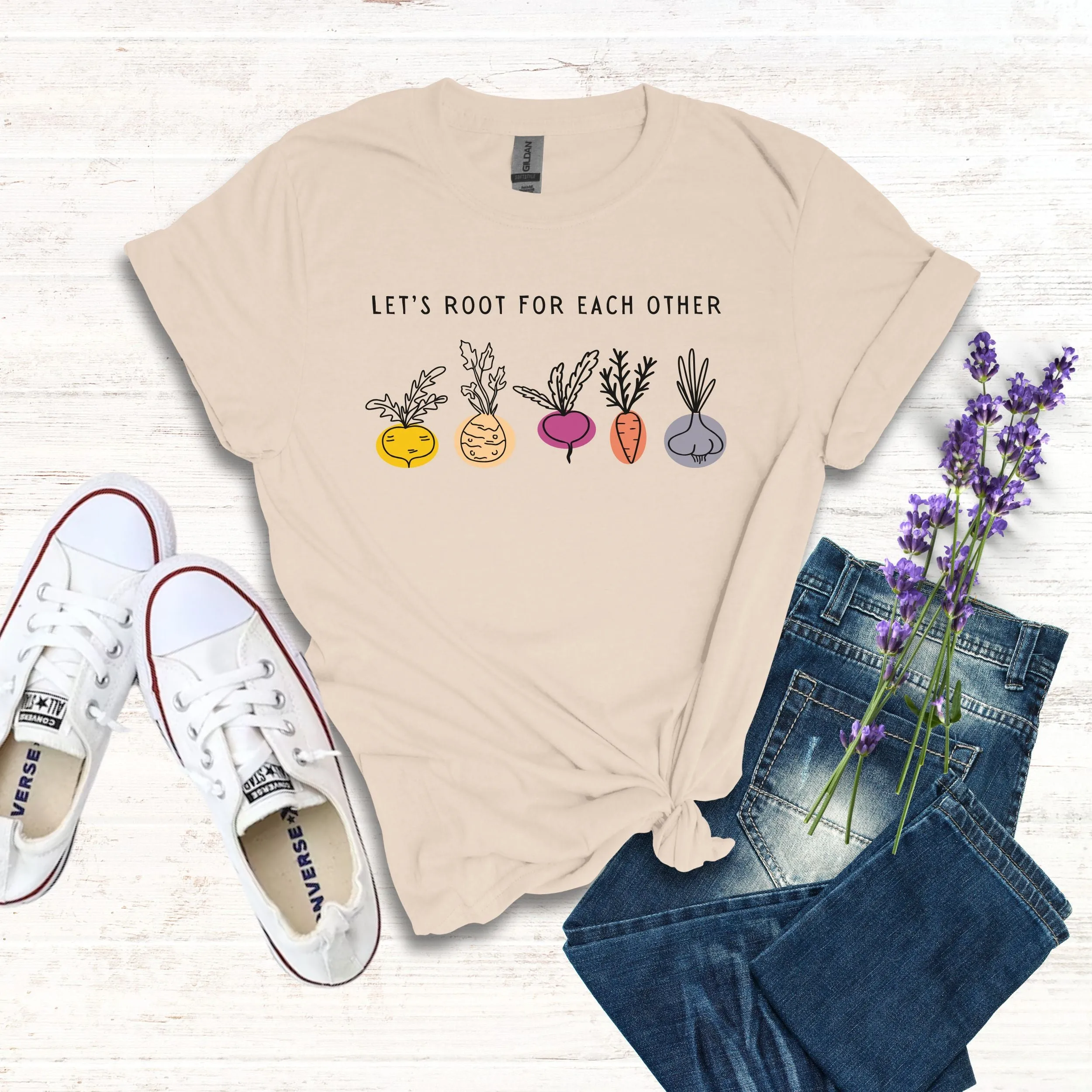 Cute Let's Root for Each Other Tee