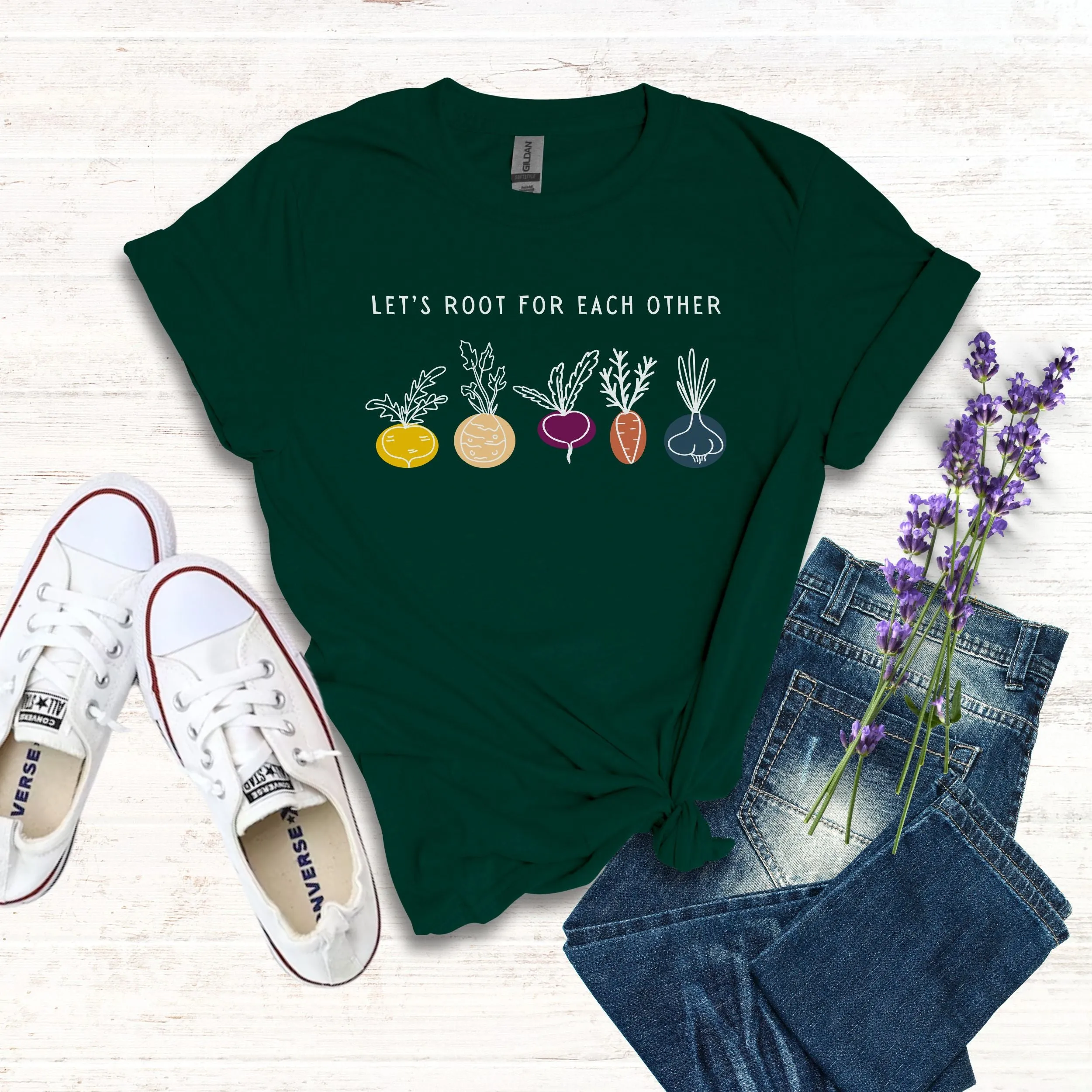 Cute Let's Root for Each Other Tee