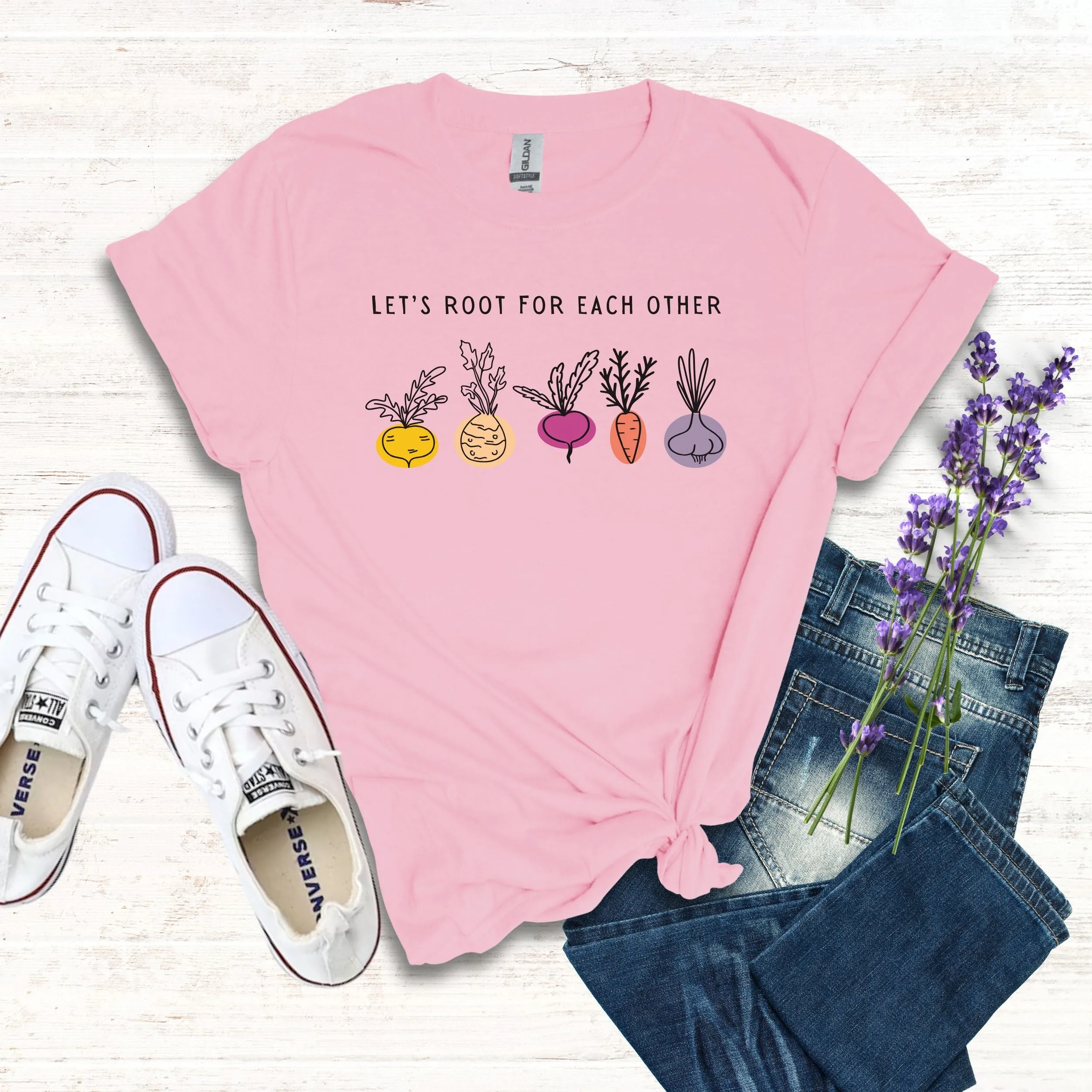 Cute Let's Root for Each Other Tee