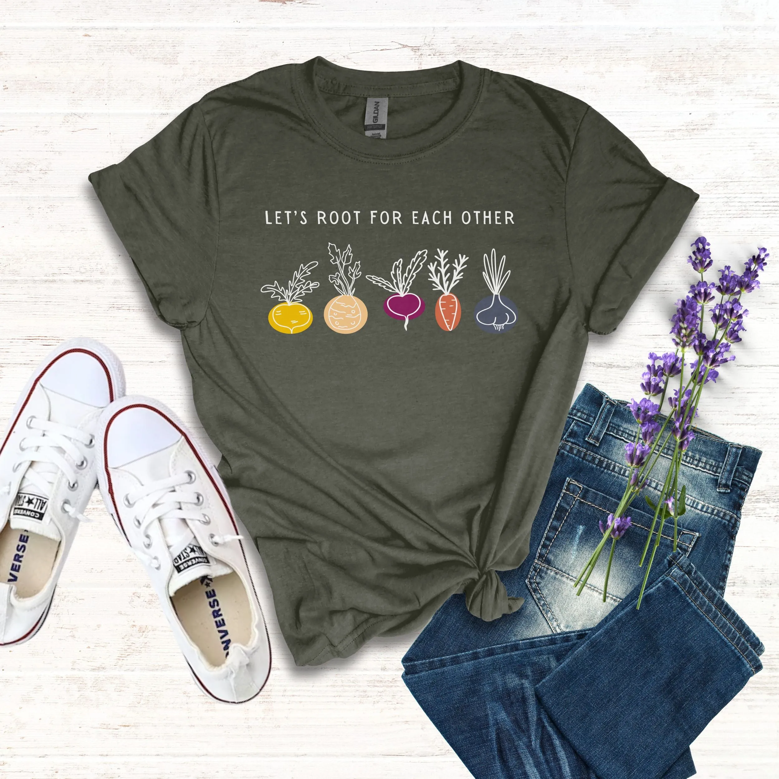 Cute Let's Root for Each Other Tee
