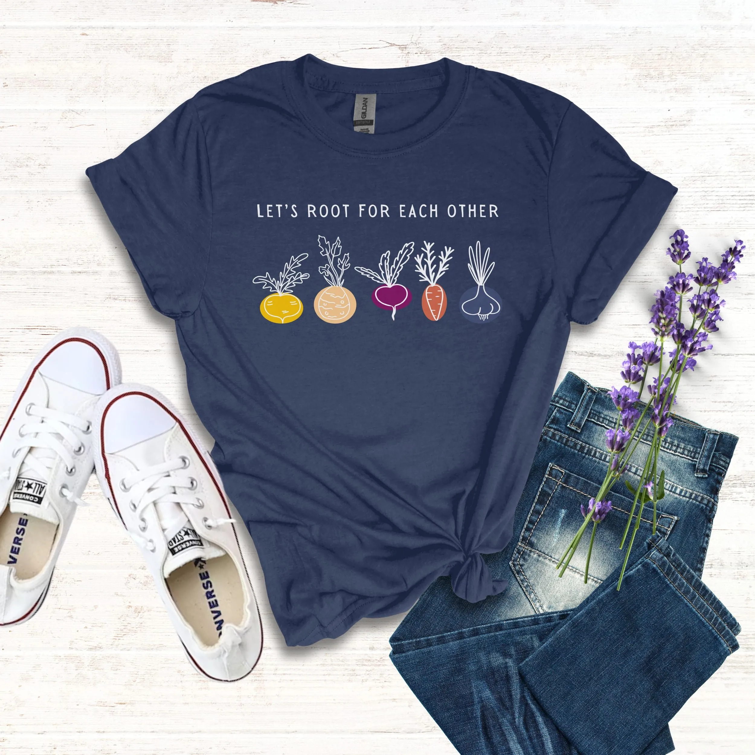 Cute Let's Root for Each Other Tee