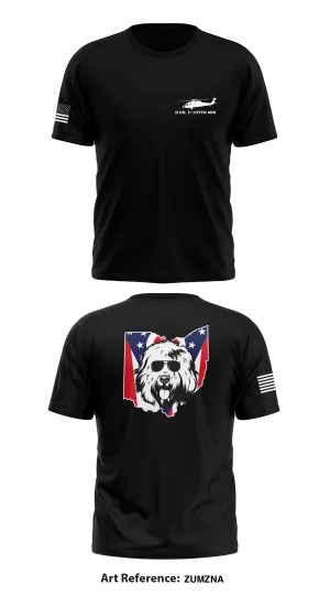 D co. 1-137th AVN  Store 1 Core Men's SS Performance Tee - ZuMzNa