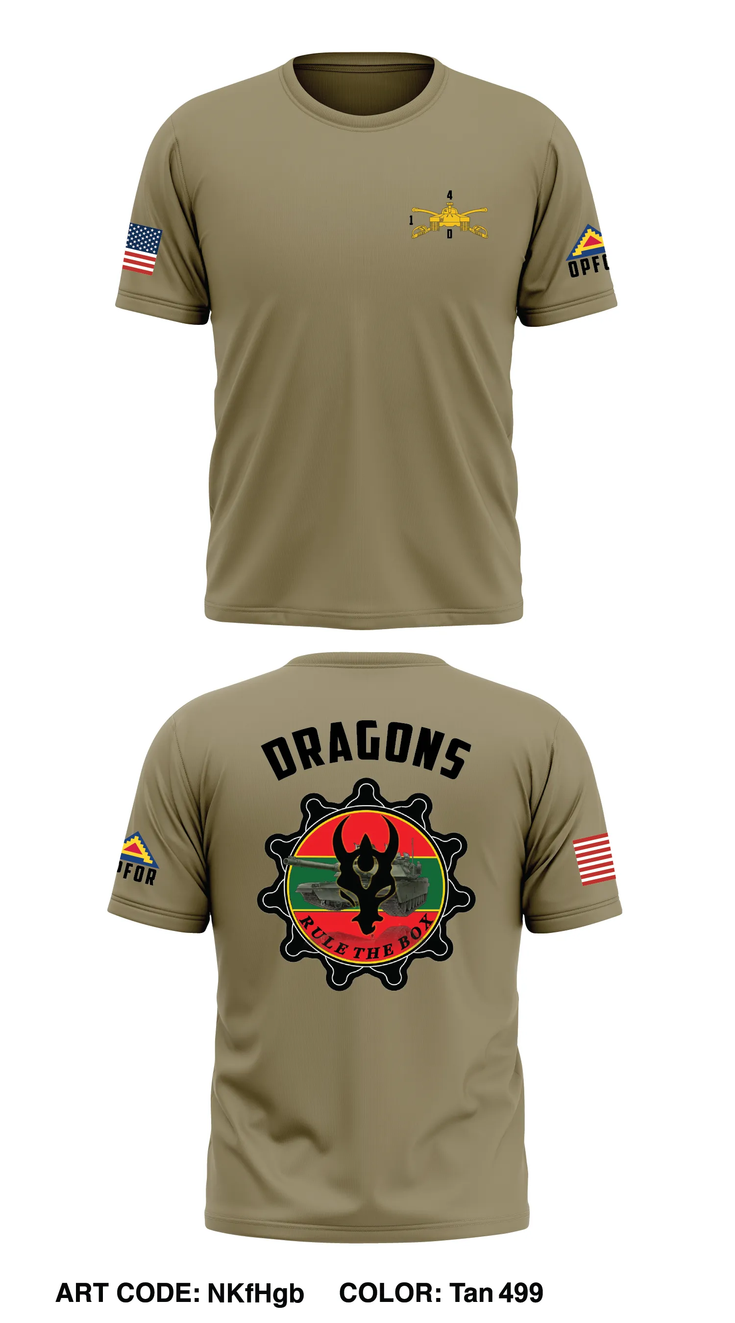 D Co, 1-4 IN REGT Store 1 Core Men's SS Performance Tee - NKfHgb