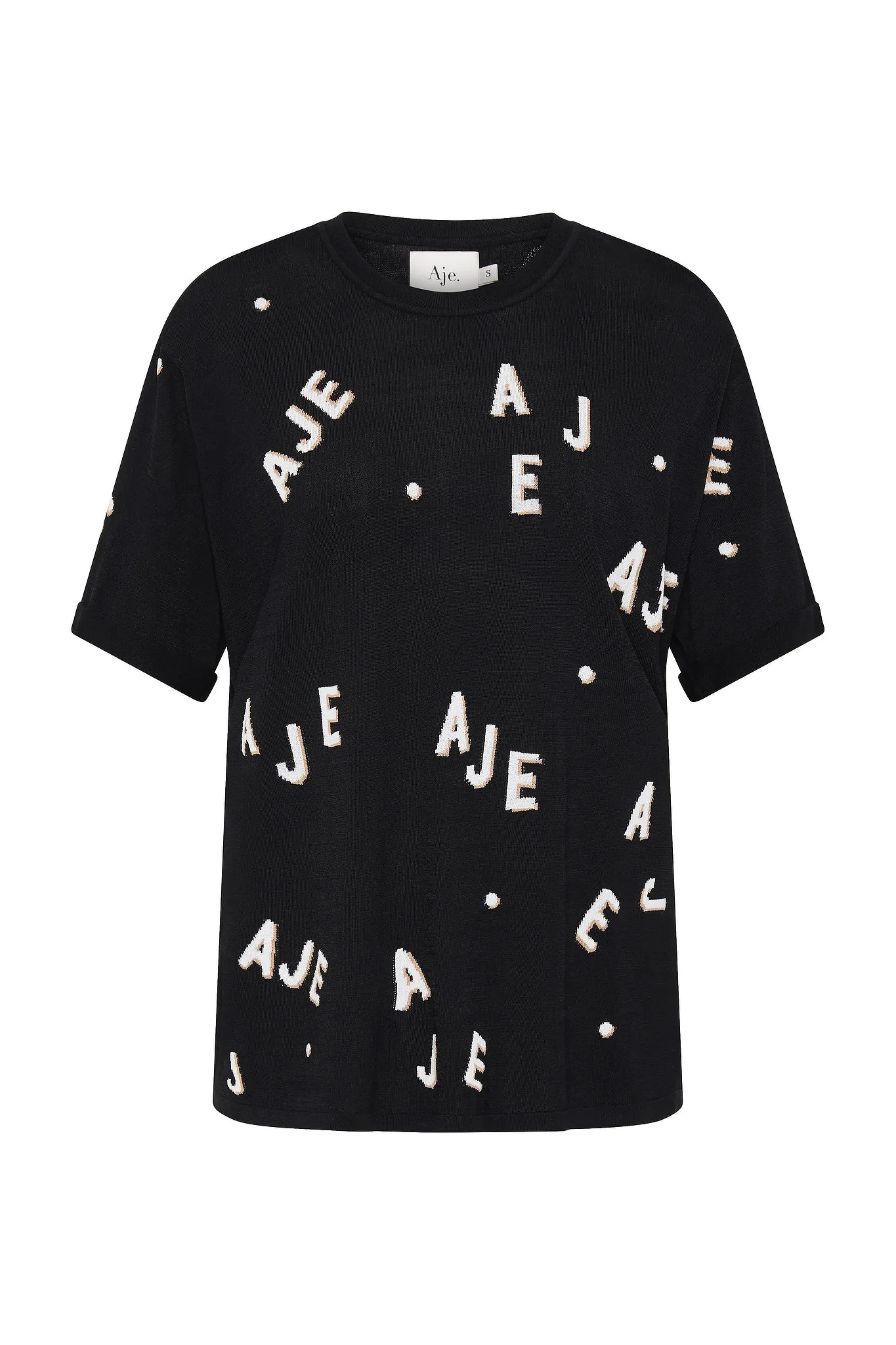 Decora Logo Sprinkle Knit Tee