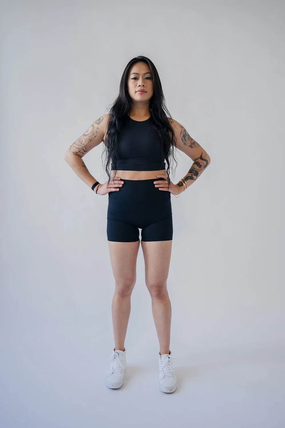 Delilah- Biker shorts in Black