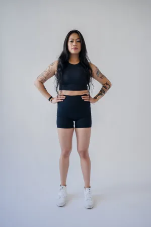 Delilah- Biker shorts in Black