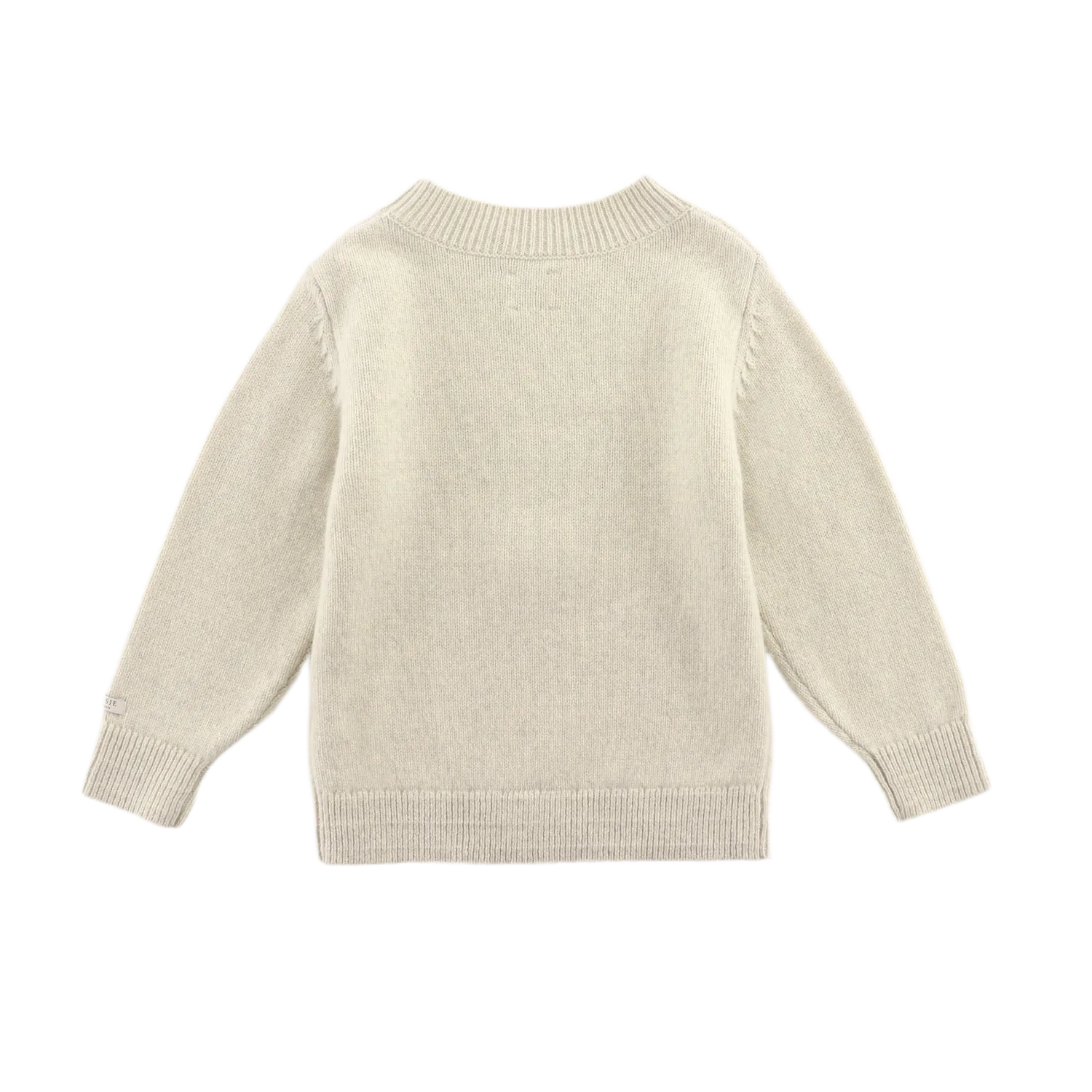 Denn Merino Wool Sweater | Dog | Arctic Ivory Melange