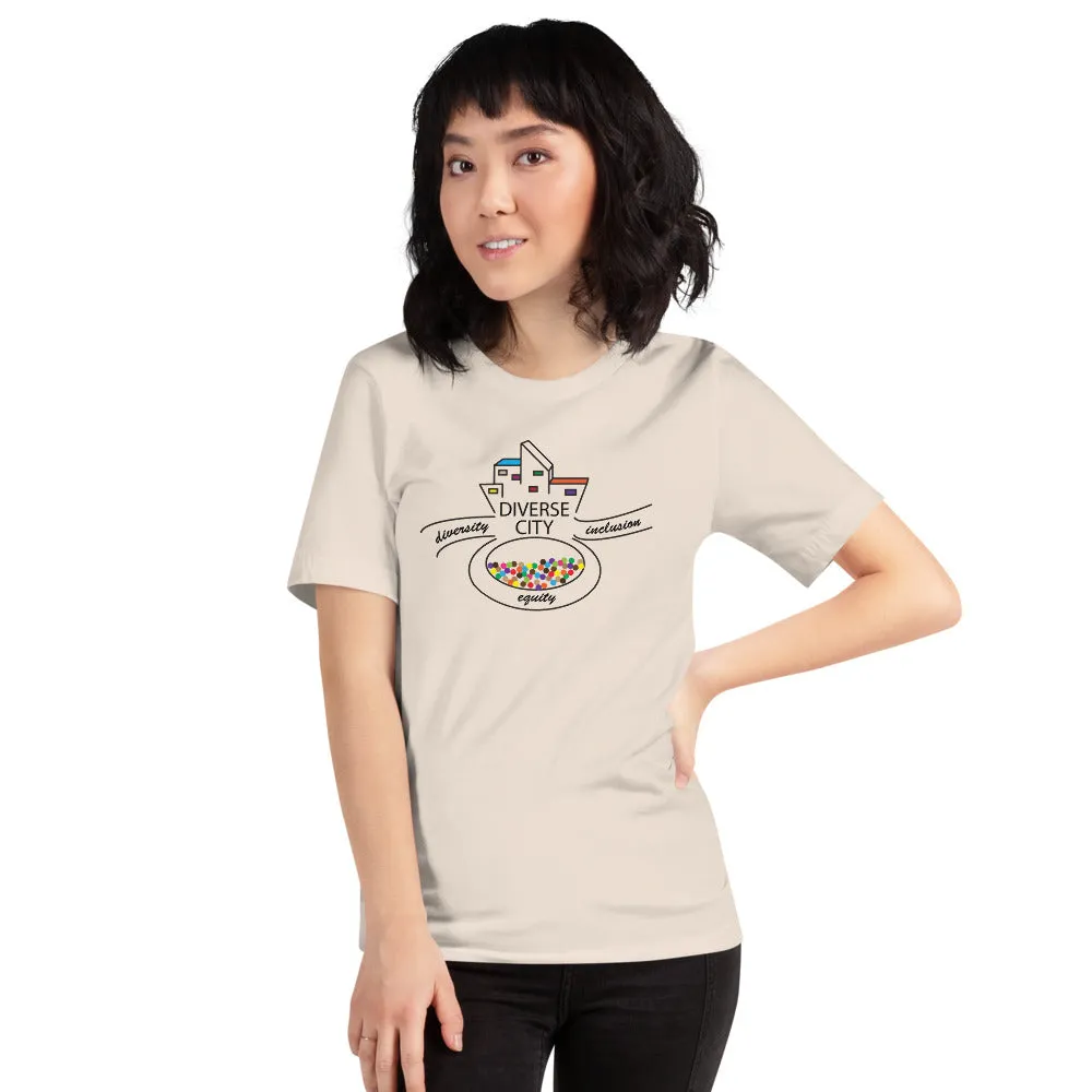 Diverse City Logo Short-Sleeve Gender Neutral T-Shirt