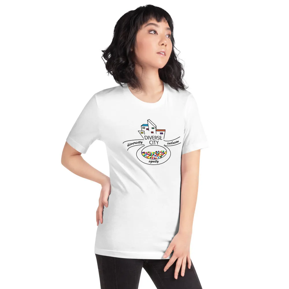 Diverse City Logo Short-Sleeve Gender Neutral T-Shirt