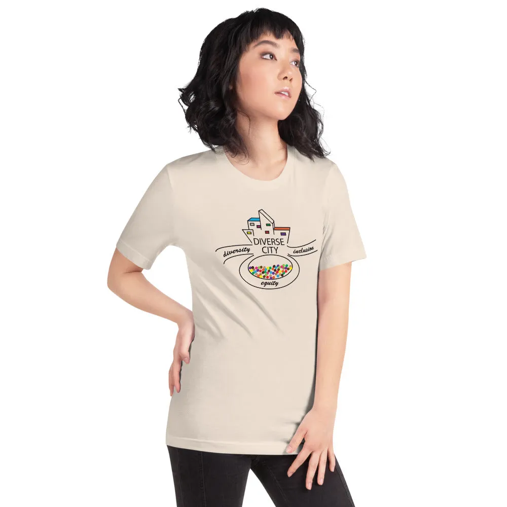 Diverse City Logo Short-Sleeve Gender Neutral T-Shirt