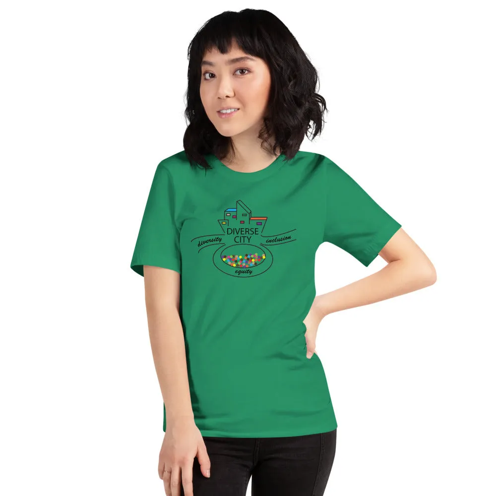 Diverse City Logo Short-Sleeve Gender Neutral T-Shirt