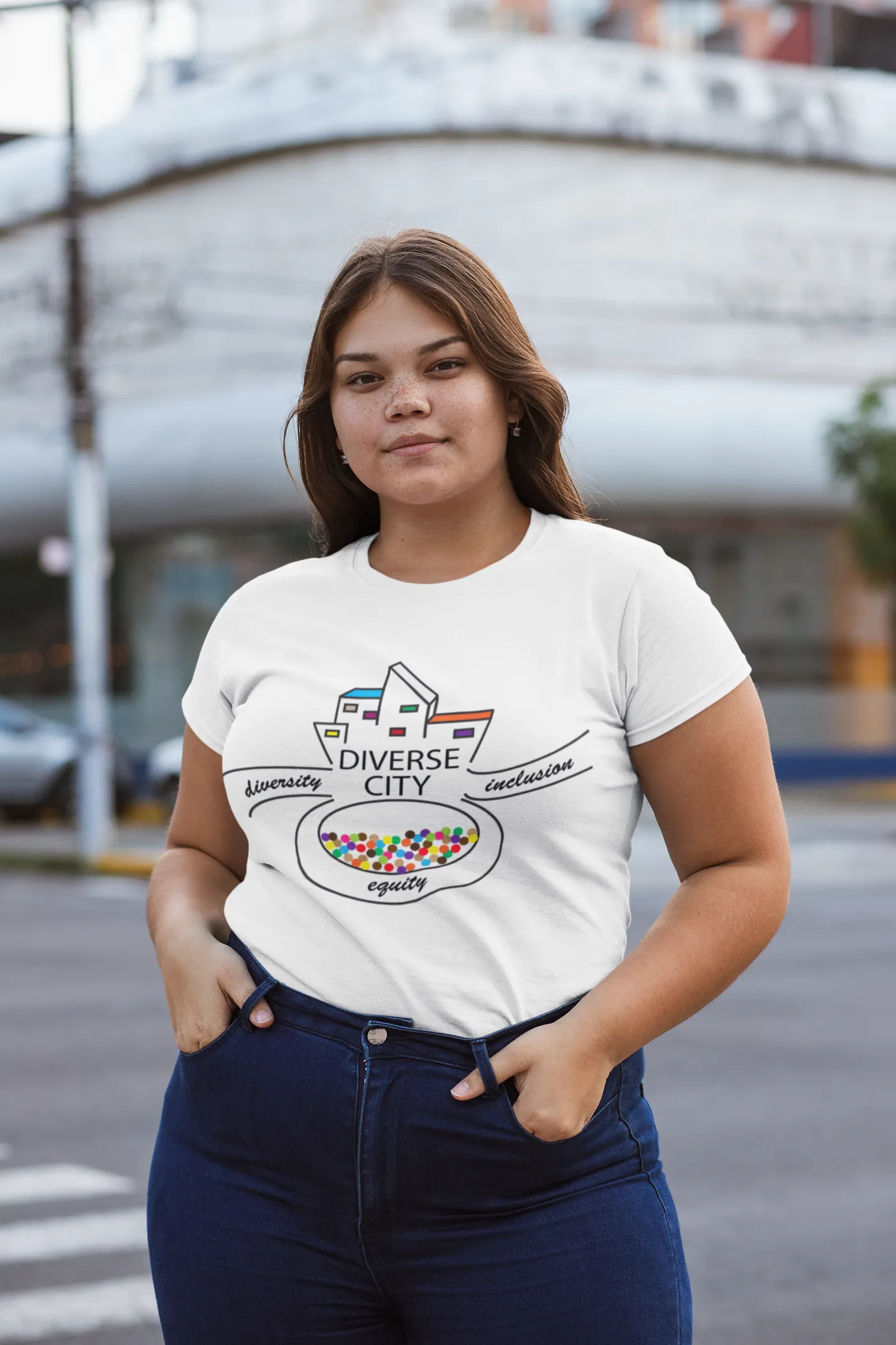 Diverse City Logo Short-Sleeve Gender Neutral T-Shirt