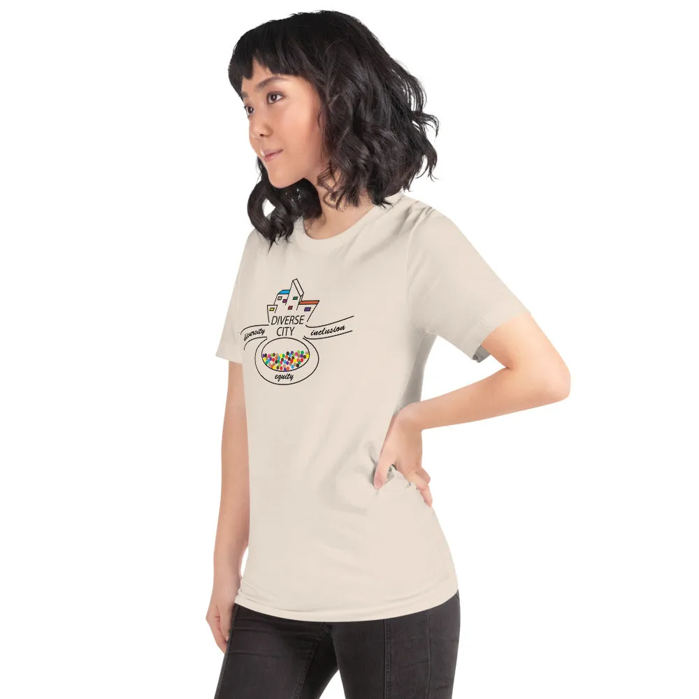 Diverse City Logo Short-Sleeve Gender Neutral T-Shirt