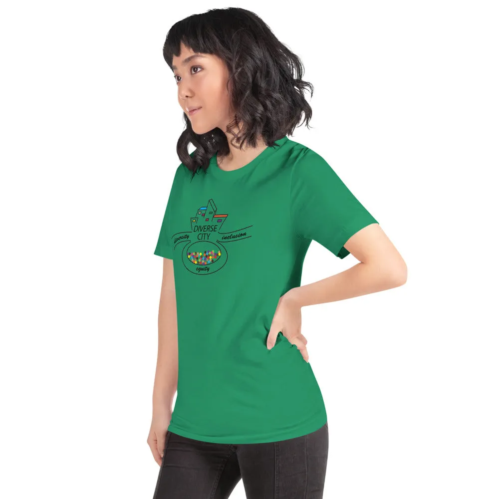Diverse City Logo Short-Sleeve Gender Neutral T-Shirt
