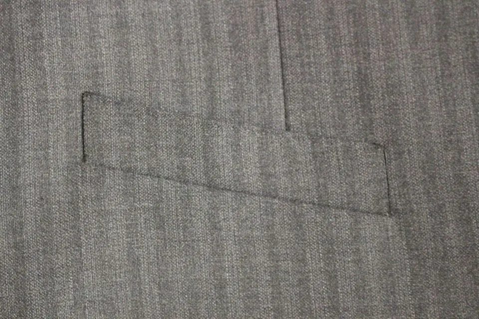 Dolce & Gabbana Elegant Gray Striped Wool Dress Vest