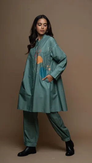 Dusky Sage Peaceful Pause: Co-ord Pants Set