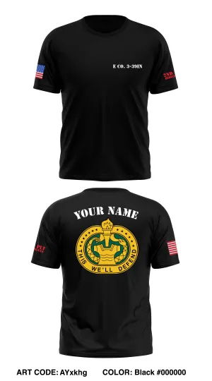 E Co, 3-39th Store 1 Core Men's SS Performance Tee - AYxkhg