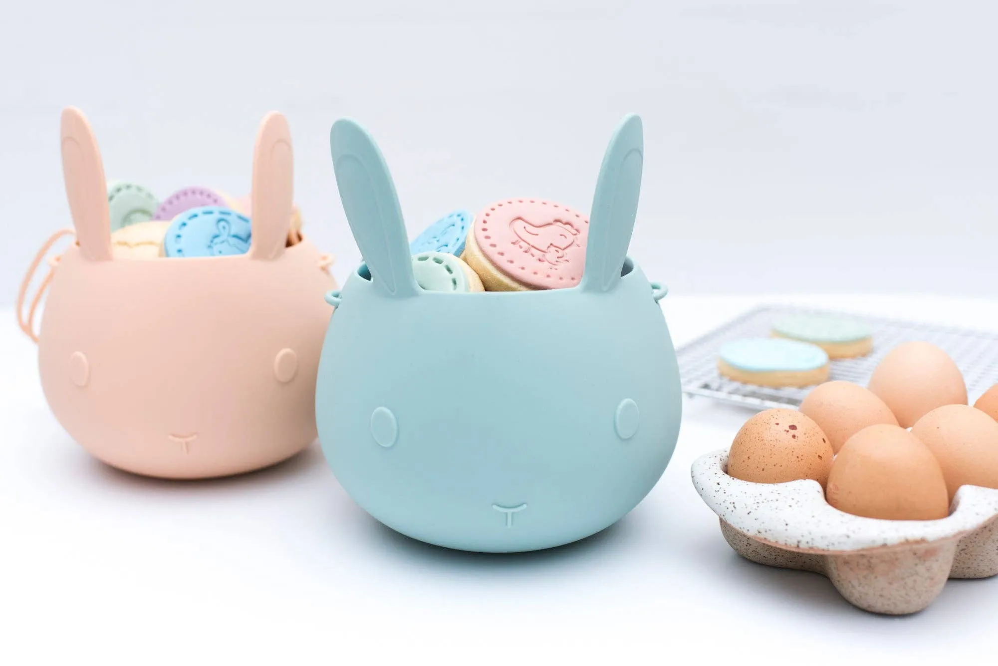 Easter Bunny Basket - Pistachio