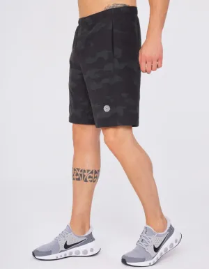 easyoga Lespiro Men's Springy Shorts - T09 Black Camouflage