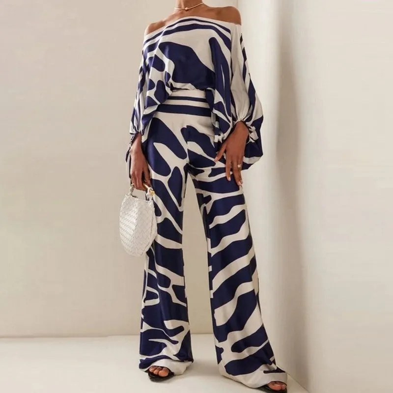 Edith | Comfy Silk Blouse & Pants Set