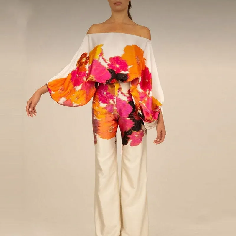 Edith | Comfy Silk Blouse & Pants Set