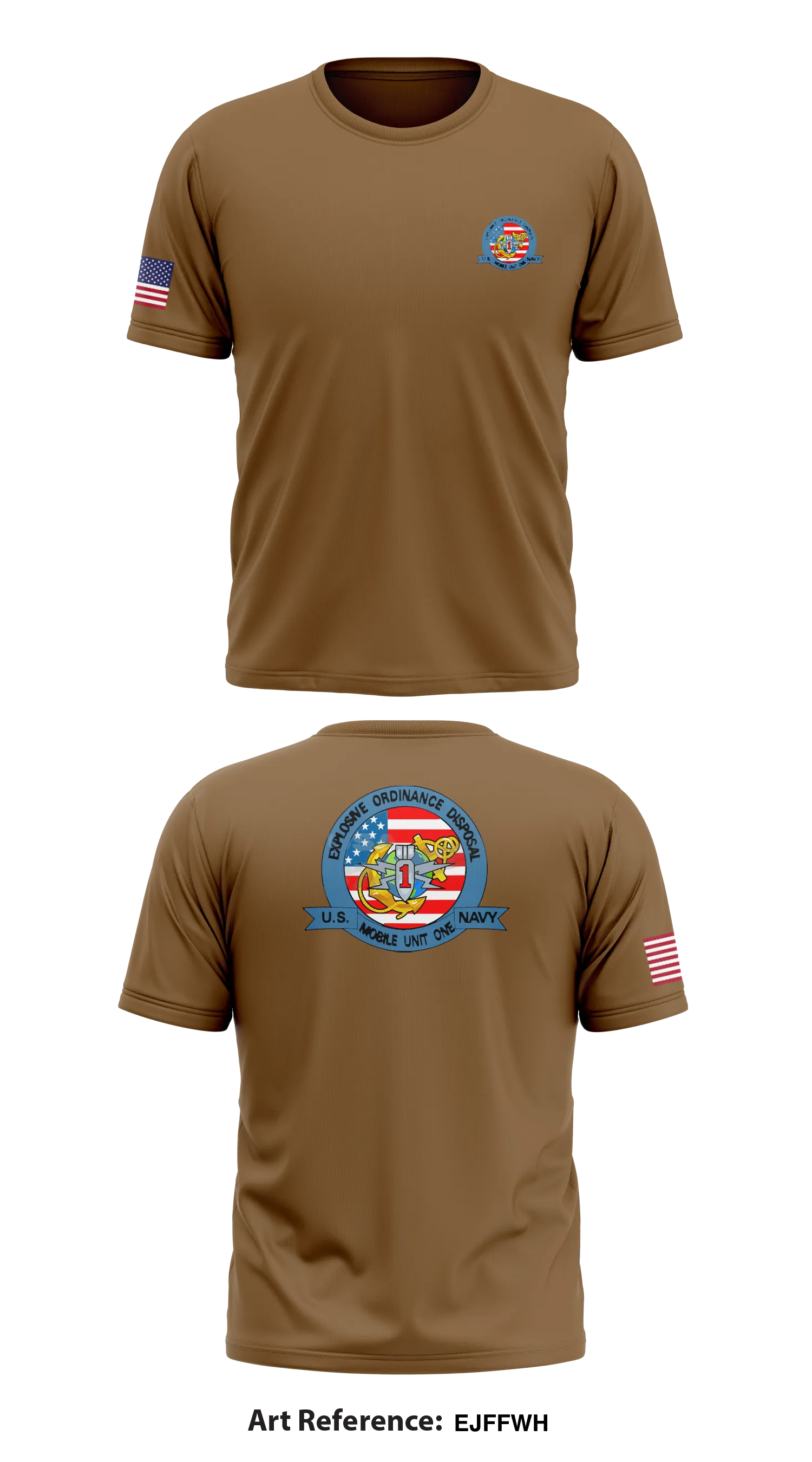 EODMU ONE Store 1 Core Men's SS Performance Tee - EJFFWH