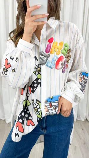 'EYES ON FLOYD' THE SO COOL SHIRT - WHITE
