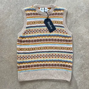 Fairisle Vest - Cameo