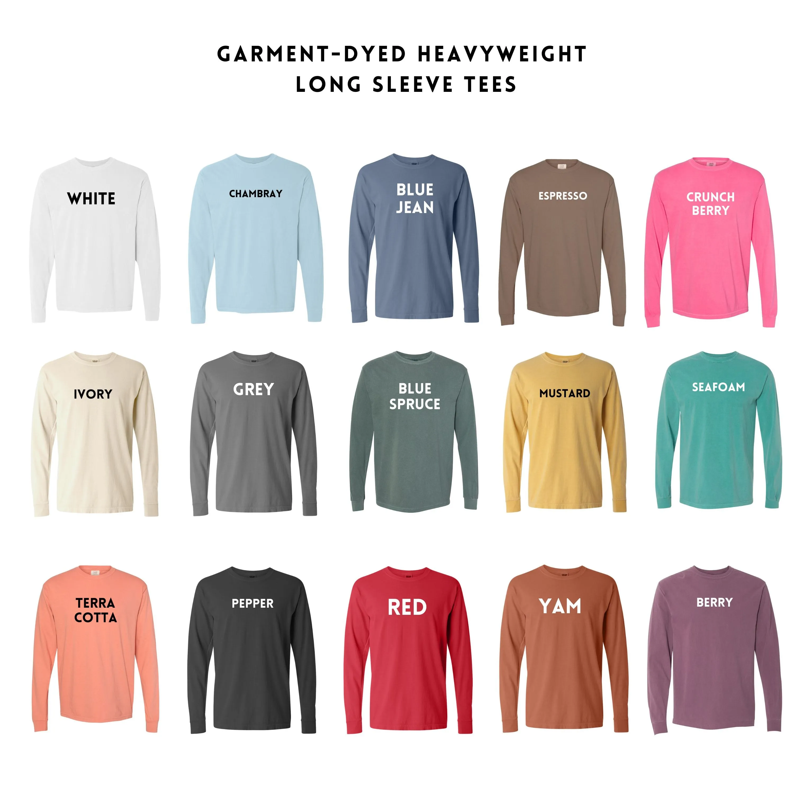 Farm Fresh Christmas Trees | Garment Dyed Long Sleeve