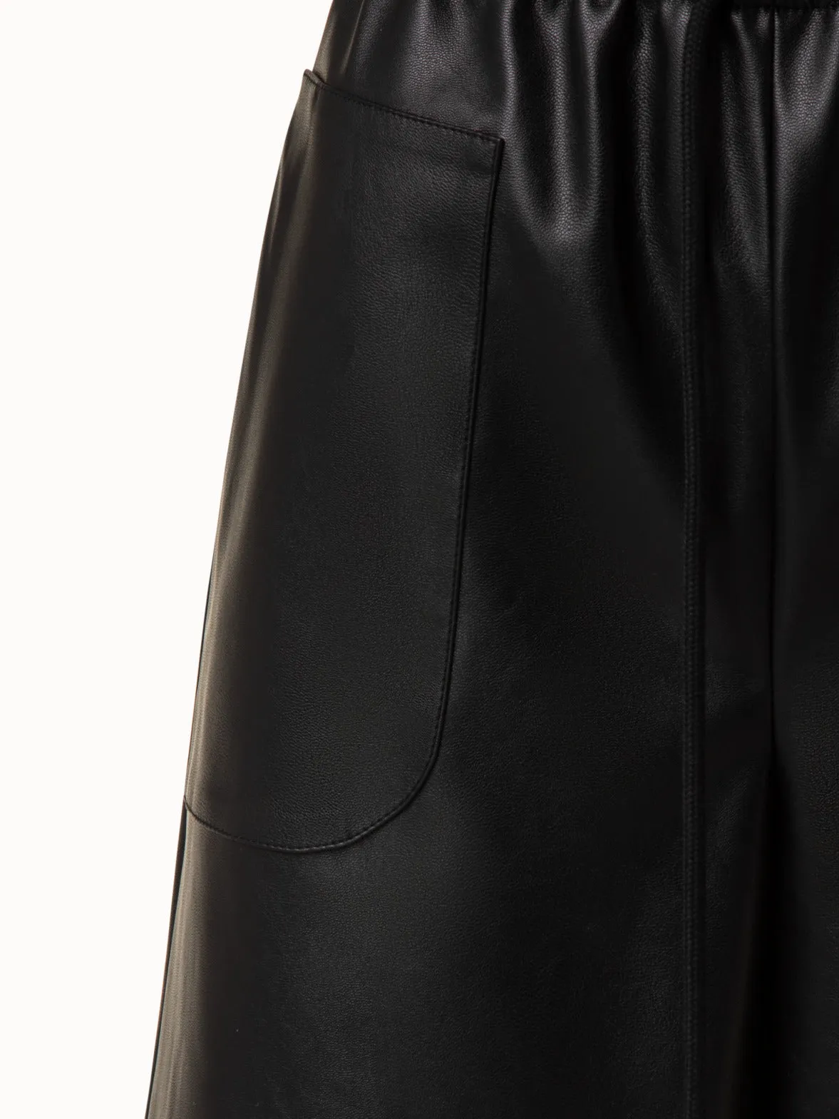 Faux Leather Shorts