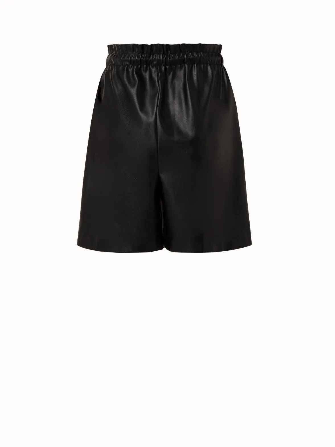 Faux Leather Shorts