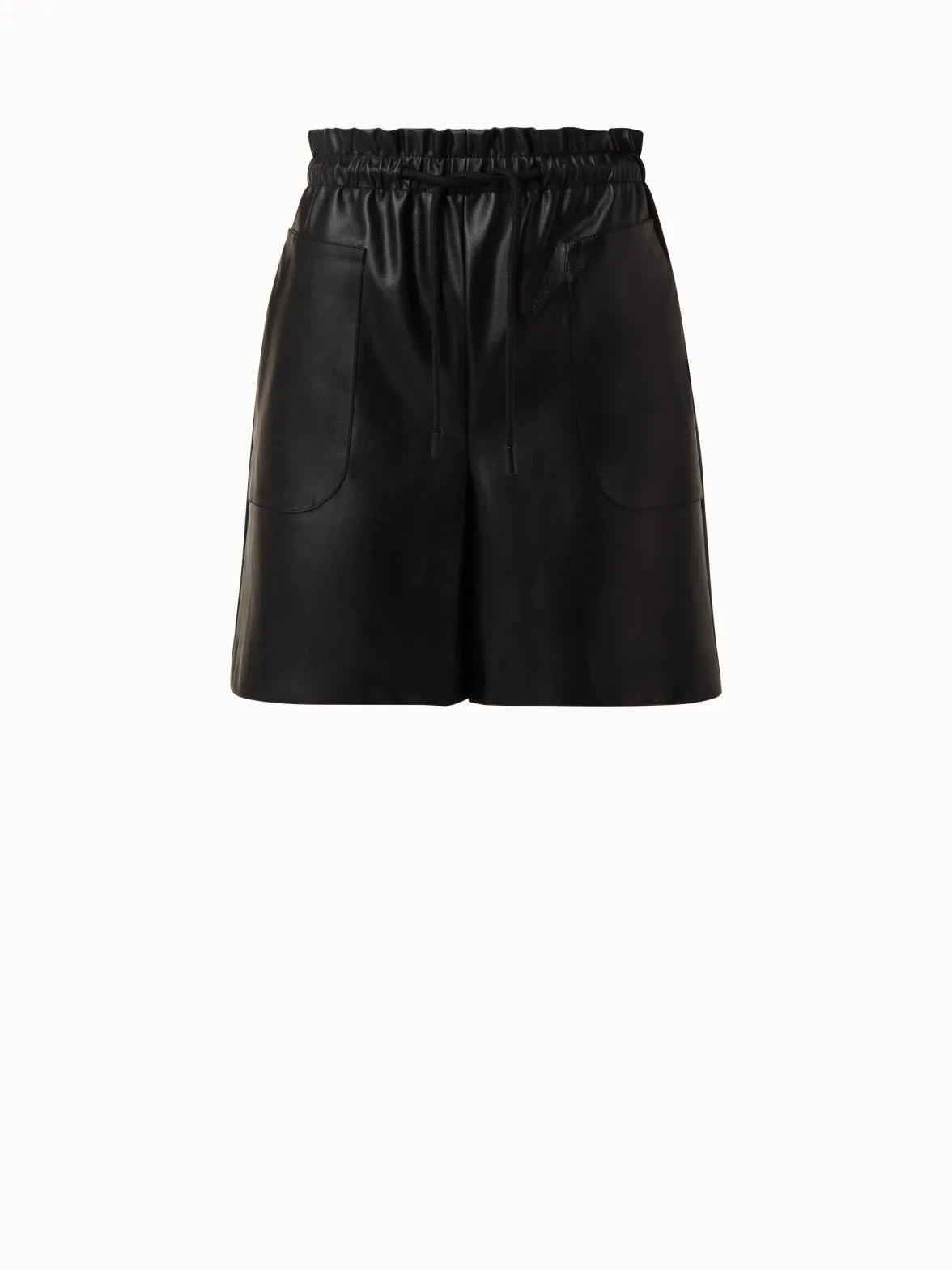 Faux Leather Shorts