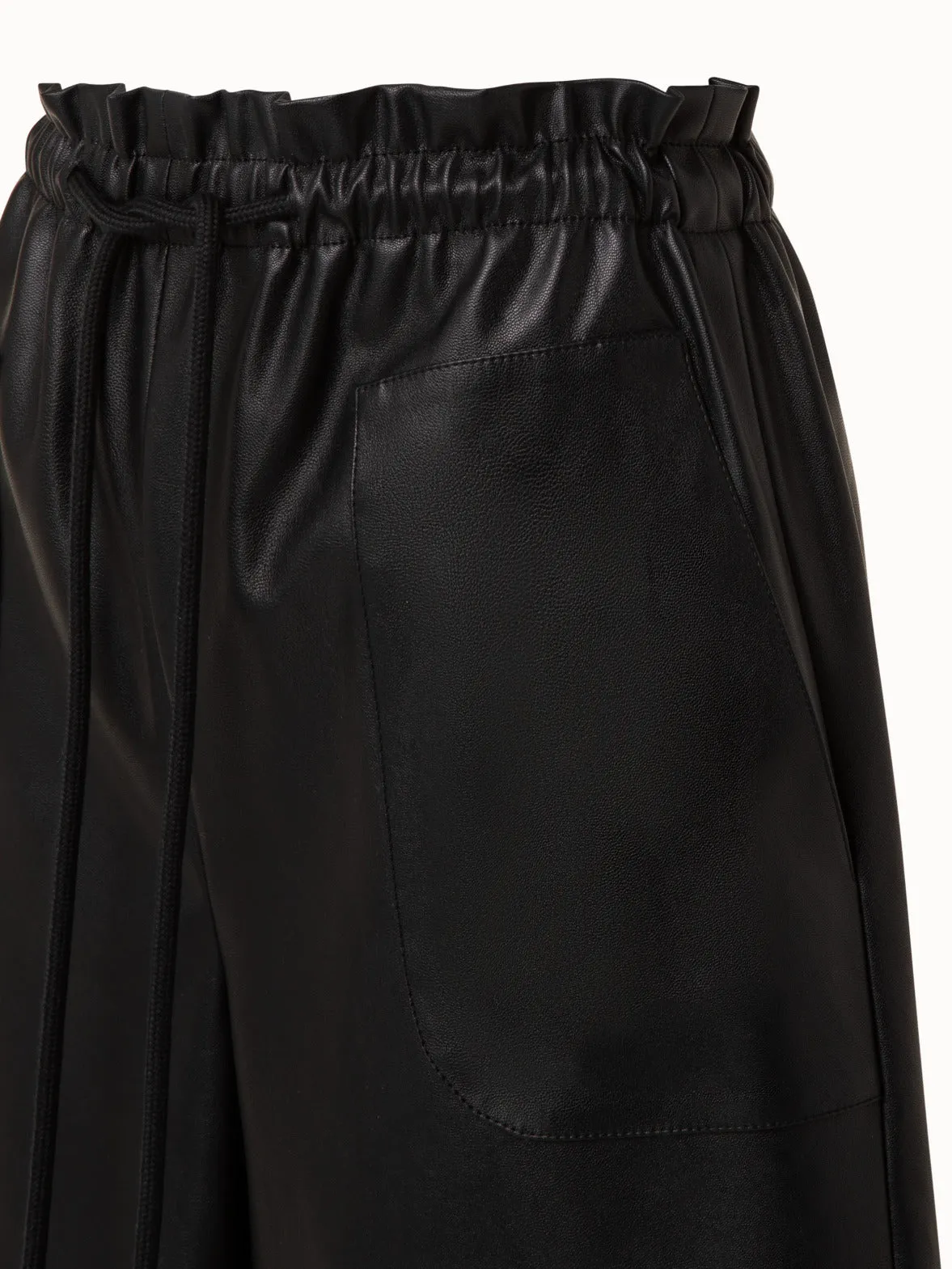 Faux Leather Shorts