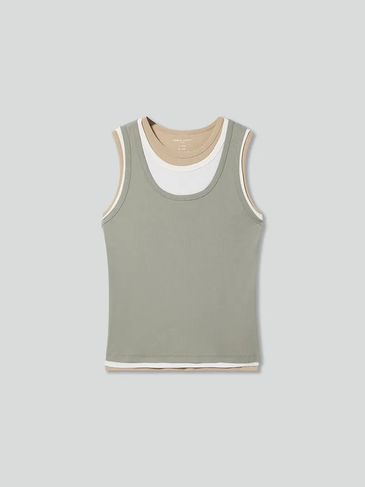Faux Three-Piece T-Shirt