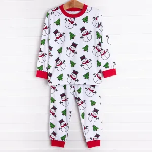 Festive Snowman Soft Set, Red