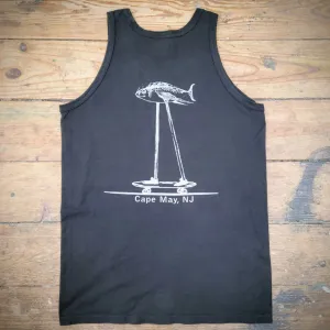 Fish on a Skateboard Tank Top