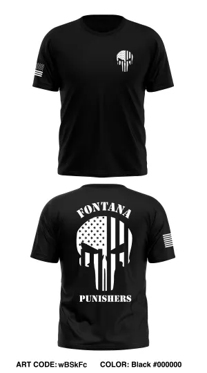 Fontana Punishers Store 1 Core Men's SS Performance Tee - wBSkFc