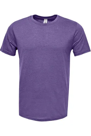 Football Pride Pirate Purple & Gold Adult Soft-Tek Blend T-Shirt