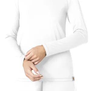 Force Sub-Scrubs C31002 Performance Long Sleeve Tee White