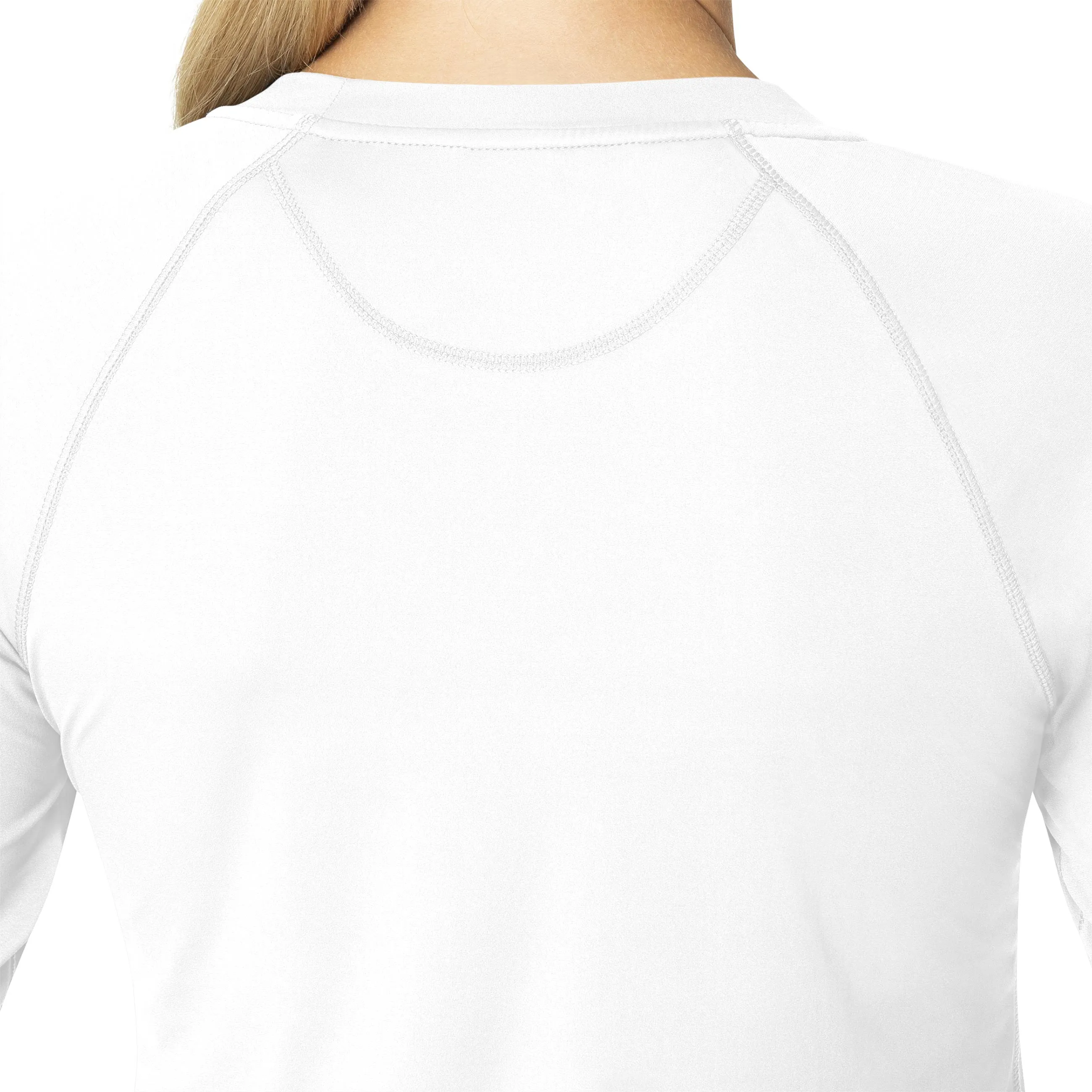 Force Sub-Scrubs C31002 Performance Long Sleeve Tee White